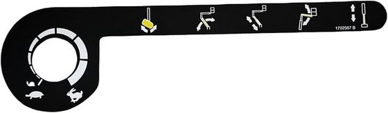 1702567 Jlg Control Panel Decals Irregular Shape For E300AJP E450AJ 450AJ 510AJ 600AJ