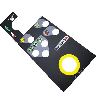 4000328810 Scissor Lift Stickers Haulotte Decal Rectangular Powder Coated