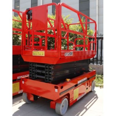 GTJZ08 Scissor Lift Equipment 8M Height High Performance With E Drive