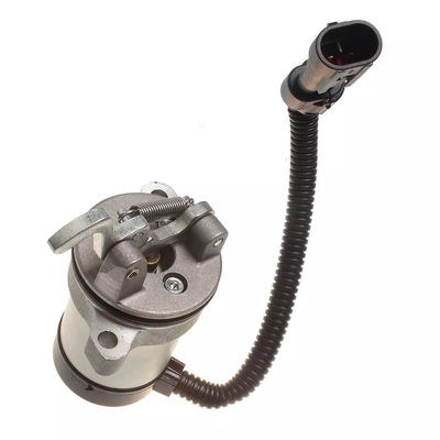 12V Fuel Shutoff Solenoid Valve 04103808 04103812 For Deutz F3L F3M Bobcat 863