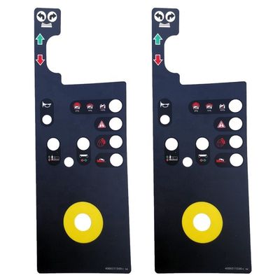 ISO Haulotte Scissor Lift Decals Optimum 8 AC Upper Control Panel Decal