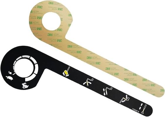 1702567 Jlg Control Panel Decals Irregular Shape For E300AJP E450AJ 450AJ 510AJ 600AJ