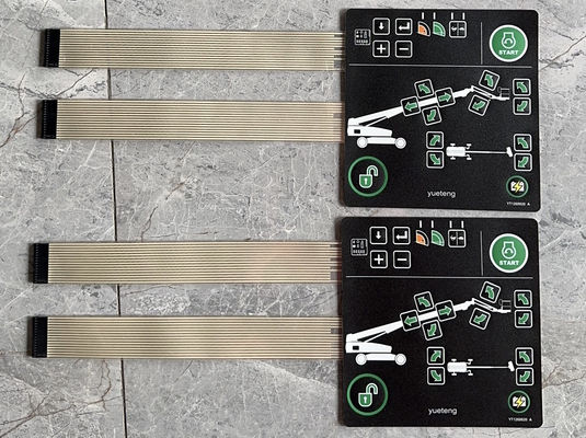 GE-1268820GT Scissor Lift Decals Black Genie Lift Decals Polymer Membrane For  SX-105 SX-125