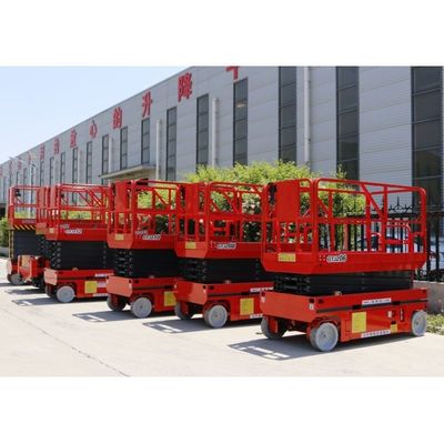GTJZ08 Scissor Lift Equipment 8M Height High Performance With E Drive